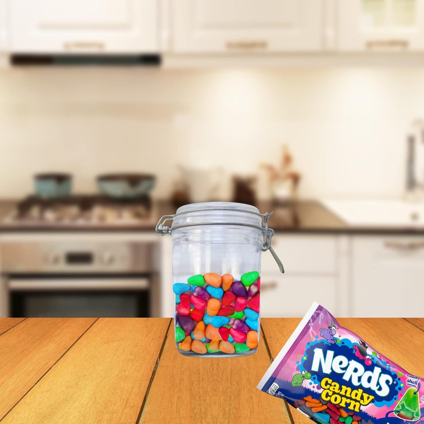 Nerds Deluxe Halloween Candy Corn, Colorful Jar Fillers